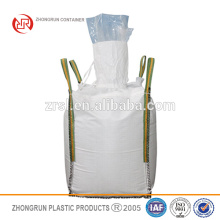 PE liner fibc - PP white Food grade jumbo bag with PE liner/ bulk bag with cross conner loops with plastic inner bag inside